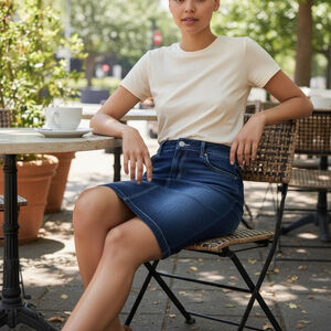 329 - JAG JEANS DENIM SKIRT 99% COTTON